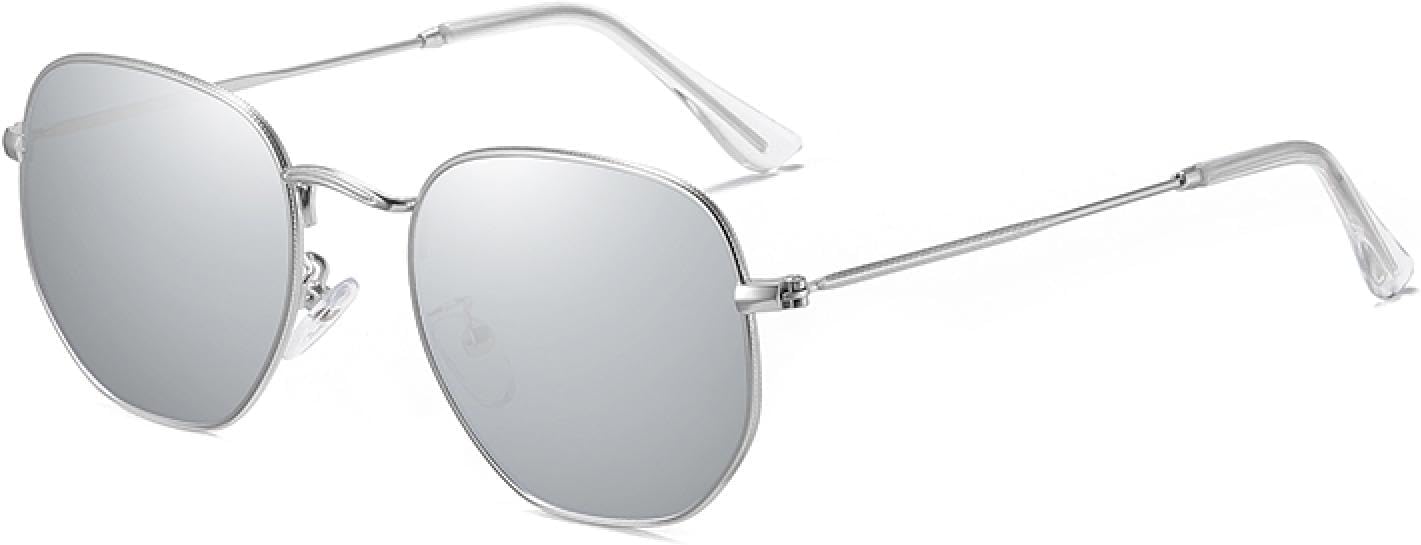 Модные женские солнцезащитные очки с маленьким шестиугольным оправой, мужские ретро-солнцезащитные очки из металла с защитой от УФ-излучения UV400 TOIPASTN, Silver-silver
Модные женские солнцезащитные очки с маленьким шестиугольным оправой, мужские ретро-солнцезащитные очки из металла с защитой от УФ-излучения UV400 TOIPASTN, Silver-silver