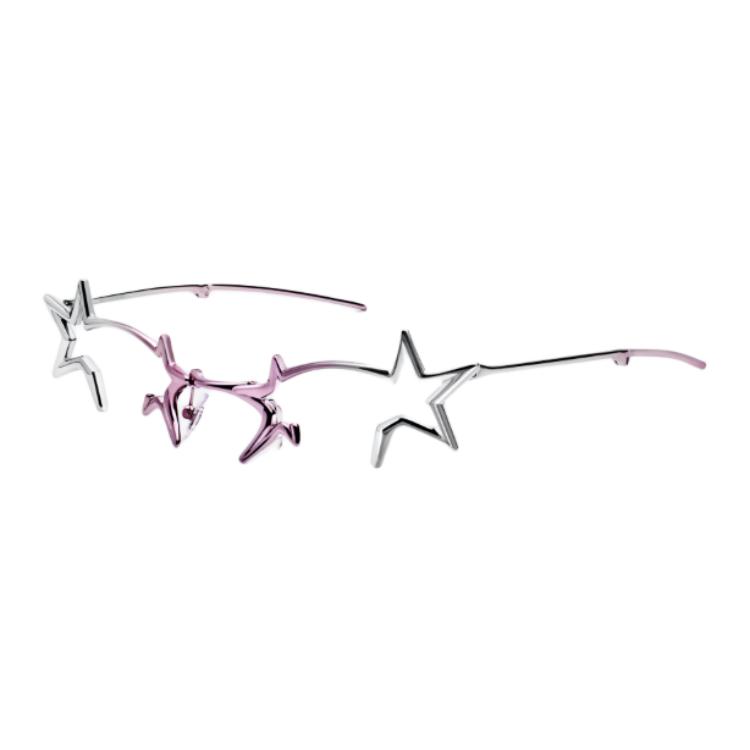 GENTLE MONSTER Металлическая оправа очков кошачий глаз унисекс серебристо-розовая, Silver Pink
GENTLE MONSTER Металлическая оправа очков кошачий глаз унисекс серебристо-розовая, Silver Pink