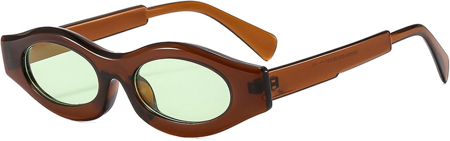 Роскошные солнцезащитные очки в маленькой оправе овальной формы для женщин, модные винтажные очки в стиле панк Y2K, стильные очки для вождения, защита UV400 mincl, Brown Green
Роскошные солнцезащитные очки в маленькой оправе овальной формы для женщин, модные винтажные очки в стиле панк Y2K, стильные очки для вождения, защита UV400 mincl, Brown Green