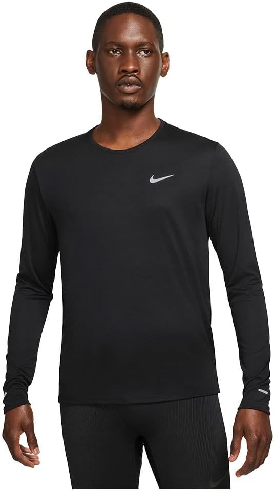 Мужская беговая футболка с длинным рукавом Nike Dri-FIT Miler, Black, Черный, Мужская беговая футболка с длинным рукавом Nike Dri-FIT Miler, Black
Мужская беговая футболка с длинным рукавом Nike Dri-FIT Miler, Black, Черный, Мужская беговая футболка с длинным рукавом Nike Dri-FIT Miler, Black