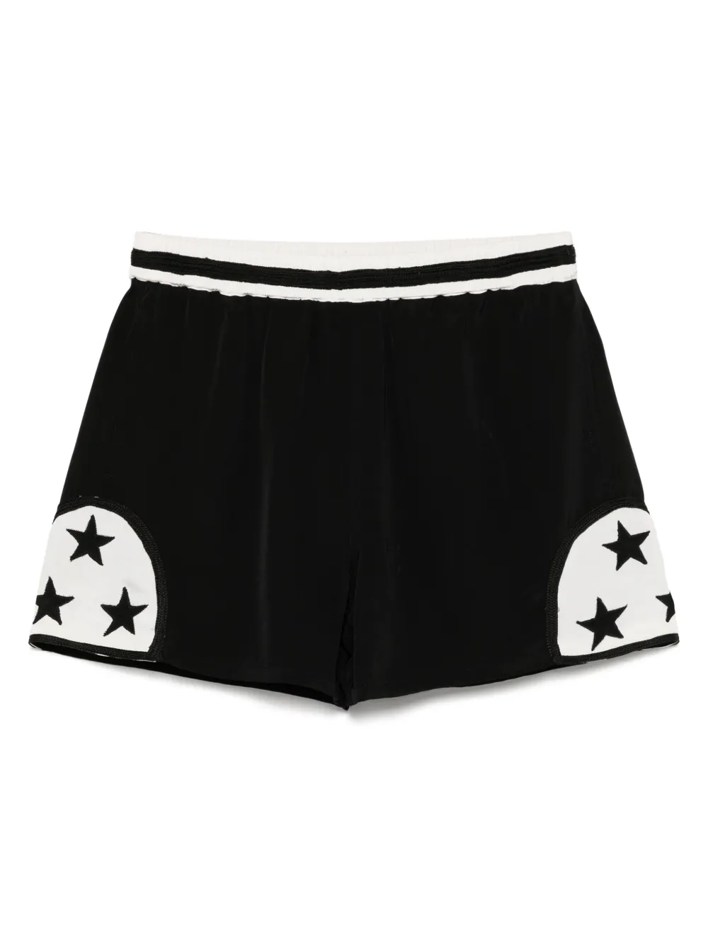 Шелковые шорты с вышивкой BODE, черный
Шелковые шорты с вышивкой BODE, черный