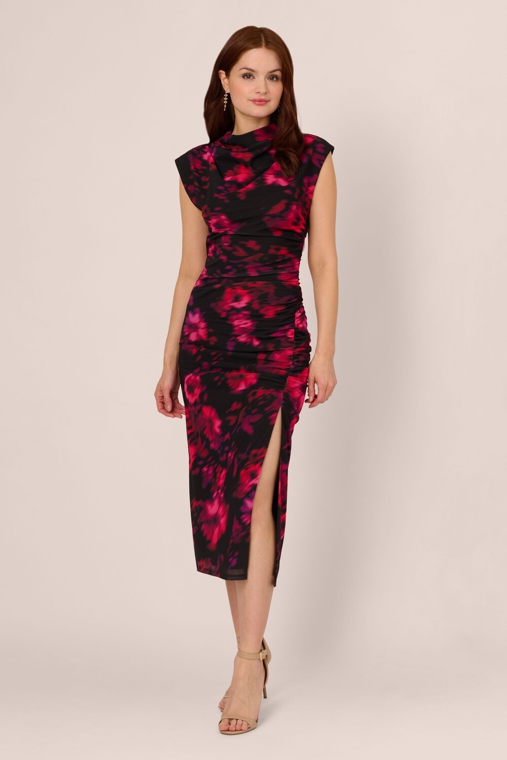 Принт сетка платье Adrianna Papell, черный
Принт сетка платье Adrianna Papell, черный