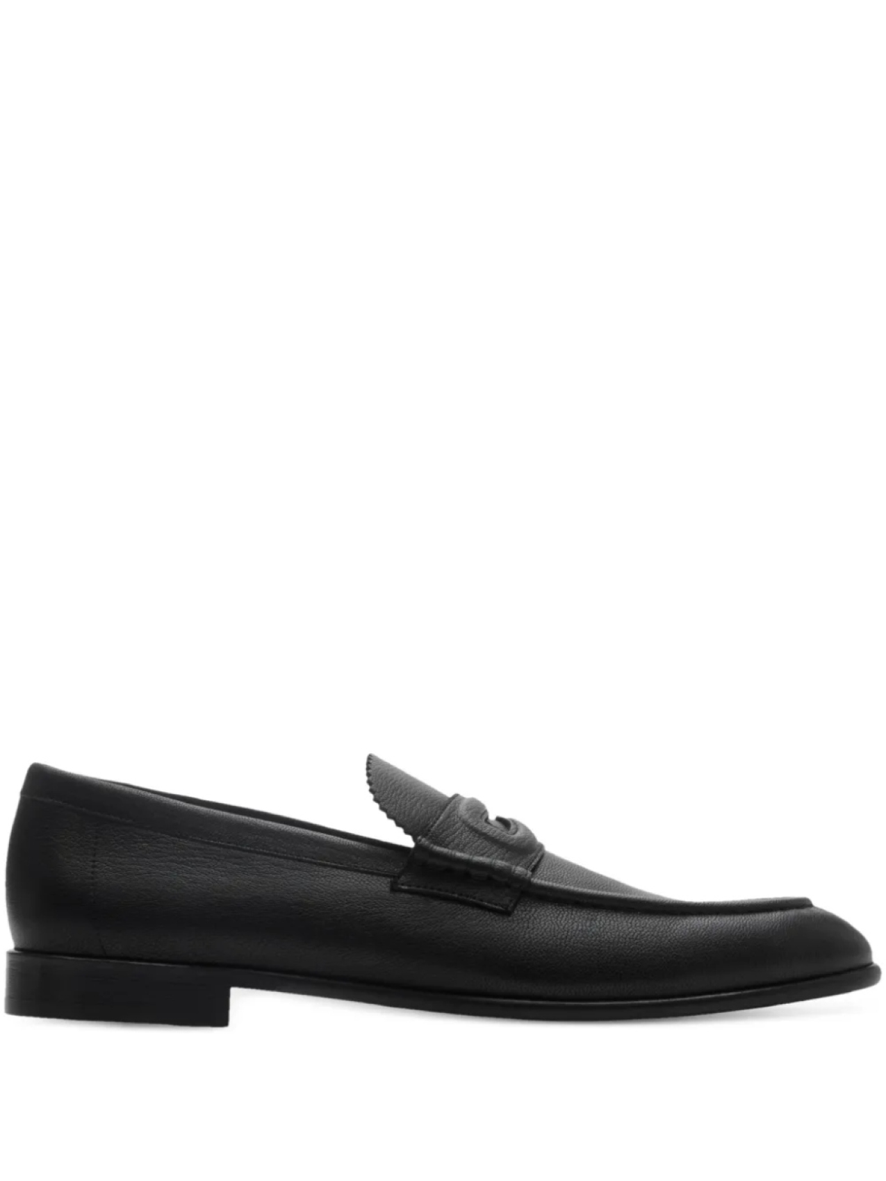 Кожаные лоферы Burberry, черный 
Кожаные лоферы Burberry, черный