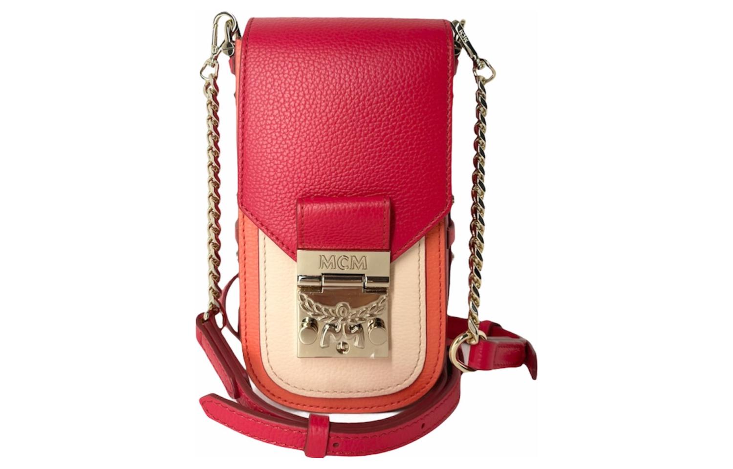 MCM Женская красная миниатюрная кожаная сумка через плечо
MCM Женская красная миниатюрная кожаная сумка через плечо