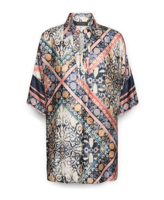 Рубашка с принтом и шнуровкой Elena Mirã², мультиколор
Рубашка с принтом и шнуровкой Elena Mirã², мультиколор