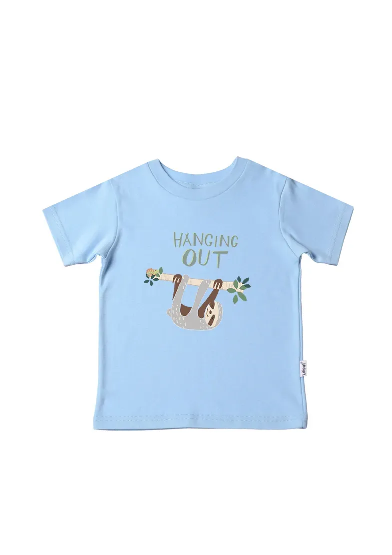 Футболка Liliput с принтом в виде ленивца, голубой
Футболка Liliput с принтом в виде ленивца, голубой