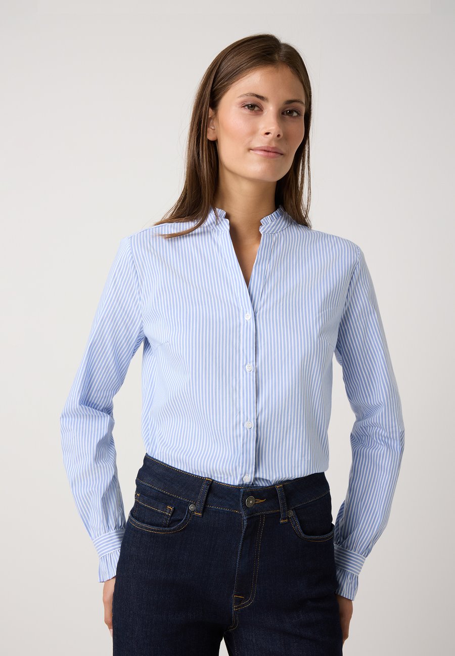 Блуза More & More Button-down blouse, Blouse Stripe Lightblue White/Blue
Блуза More & More Button-down blouse, Blouse Stripe Lightblue White/Blue