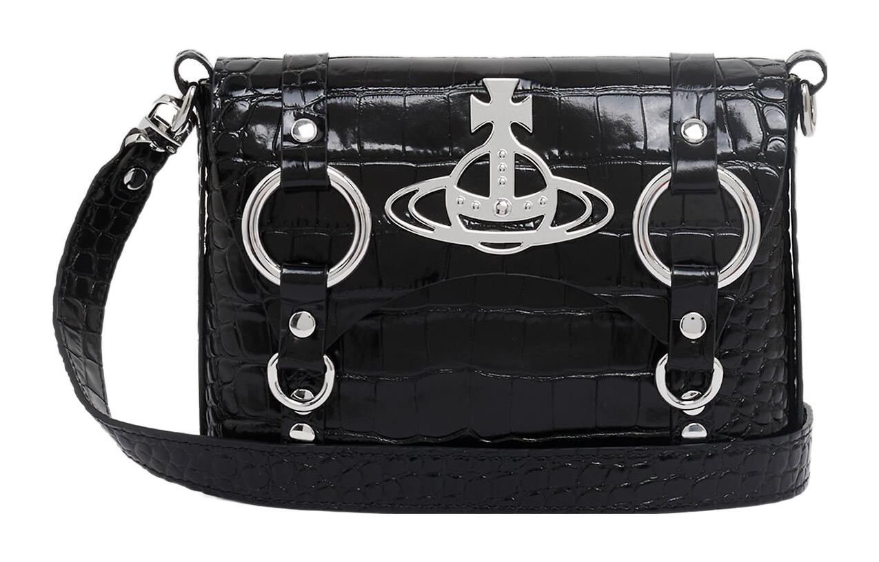 Сумка-мессенджер из телячьей кожи, через плечо, кроссбоди Vivienne Westwood женская черная
Сумка-мессенджер из телячьей кожи, через плечо, кроссбоди Vivienne Westwood женская черная