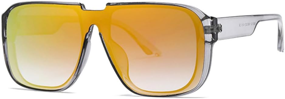 Крупные цельные солнцезащитные очки для женщин и мужчин в стиле панк, квадратные солнцезащитные очки для женщин с защитой от УФ-излучения UV400, модные очки MTZJH, Gray-orangeyellow
Крупные цельные солнцезащитные очки для женщин и мужчин в стиле панк, квадратные солнцезащитные очки для женщин с защитой от УФ-излучения UV400, модные очки MTZJH, Gray-orangeyellow