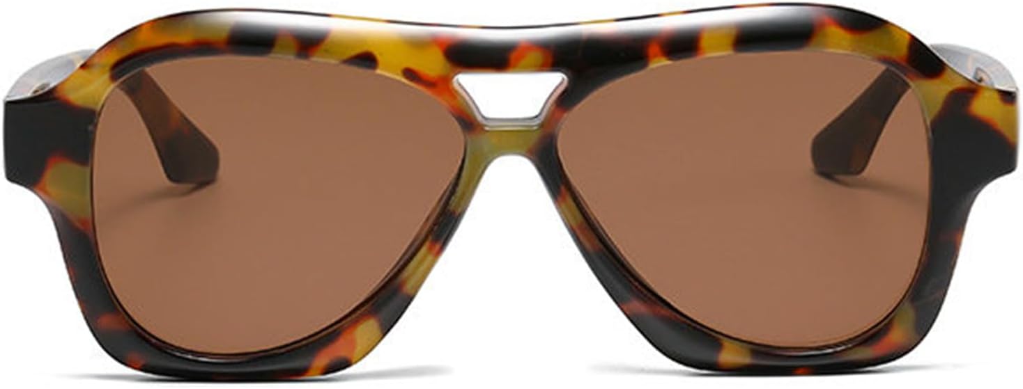 Мужские солнцезащитные очки Willochra Retro с двойной перемычкой, классические модные женские солнцезащитные очки с градиентным переходом, защита от УФ-излучения UV400, модные очки для вождения, Leopard
Мужские солнцезащитные очки Willochra Retro с двойной перемычкой, классические модные женские солнцезащитные очки с градиентным переходом, защита от УФ-излучения UV400, модные очки для вождения, Leopard