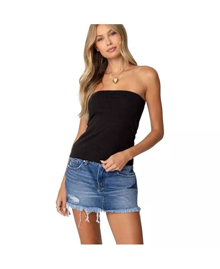 Женский топ-труба со встроенным бюстгальтером Edikted, черный
Женский топ-труба со встроенным бюстгальтером Edikted, черный