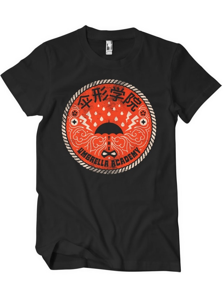 Футболка черного цвета Umbrella Academy
Футболка черного цвета Umbrella Academy