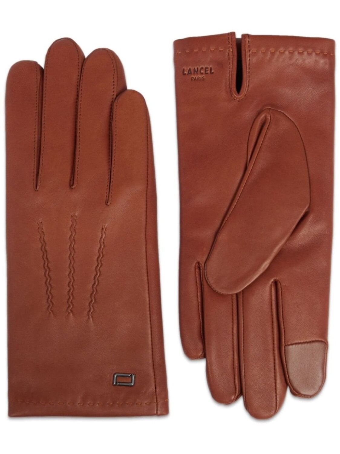 Lancel перчатки Sellier с логотипом, коричневый
Lancel перчатки Sellier с логотипом, коричневый