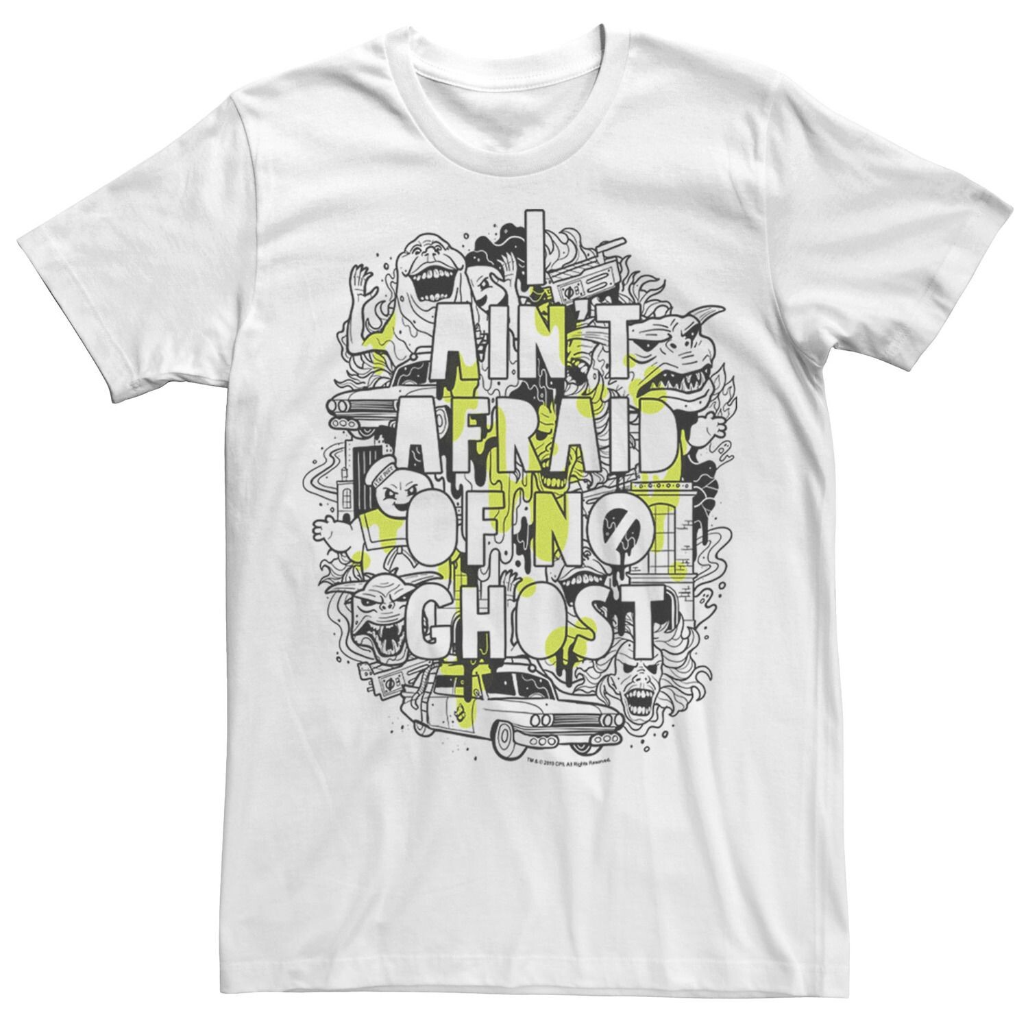 Мужская футболка-капельница с коллажем «Охотники за привидениями. Я не боюсь призраков» Licensed Character
Мужская футболка-капельница с коллажем «Охотники за привидениями. Я не боюсь призраков» Licensed Character