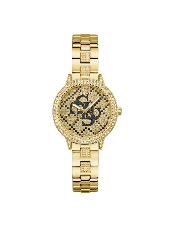 Guess Кварцевые часы GW0944L2 в золотом корпусе
Guess Кварцевые часы GW0944L2 в золотом корпусе