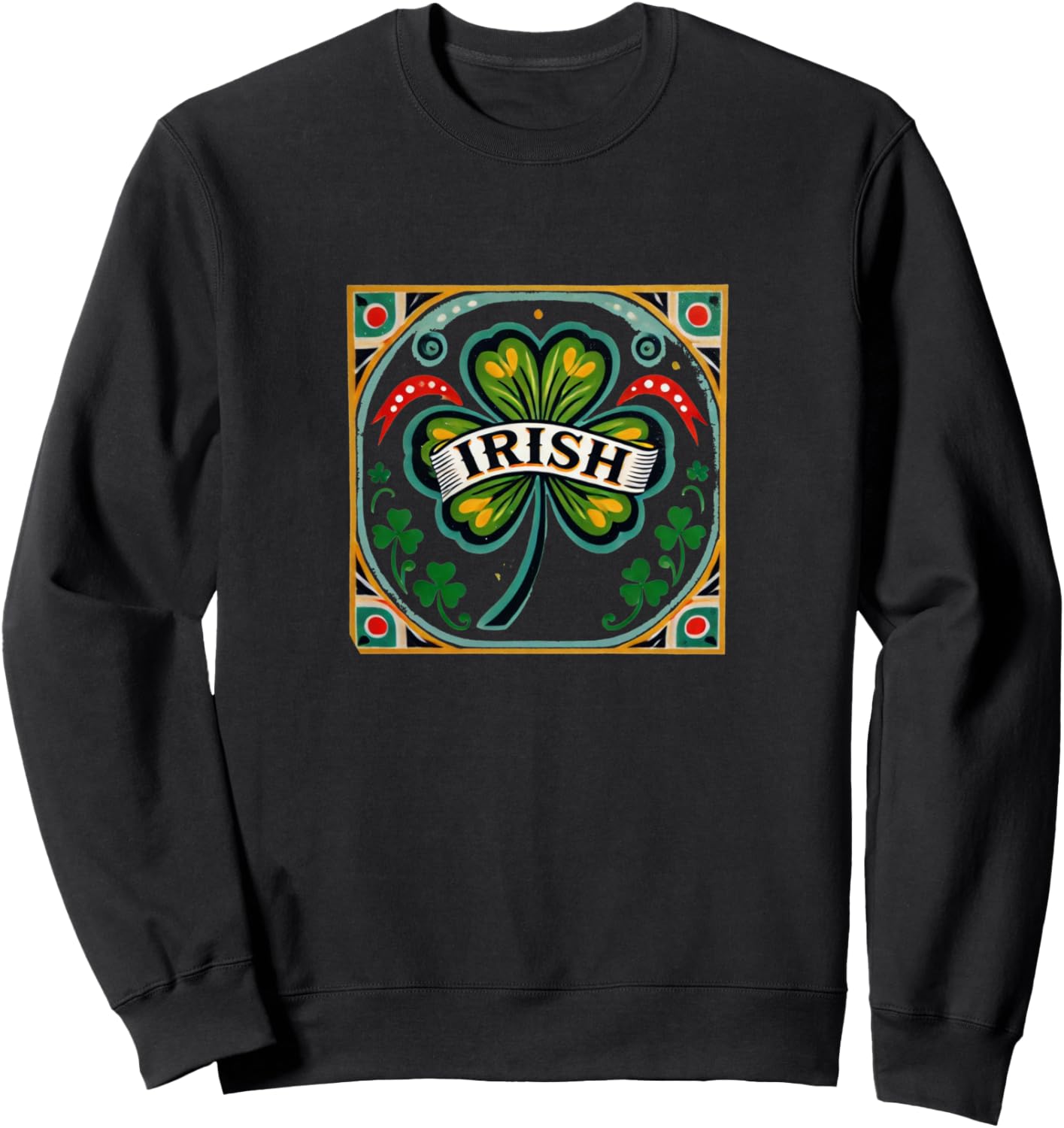 Толстовка с изображением ирландского клевера ко Дню Святого Патрика Shamrocks Lovers Snugg, черный
Толстовка с изображением ирландского клевера ко Дню Святого Патрика Shamrocks Lovers Snugg, черный