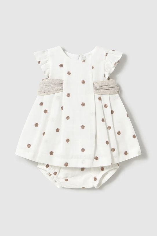 Платье с добавлением льна для малышей Mayoral Newborn, бежевый
Платье с добавлением льна для малышей Mayoral Newborn, бежевый