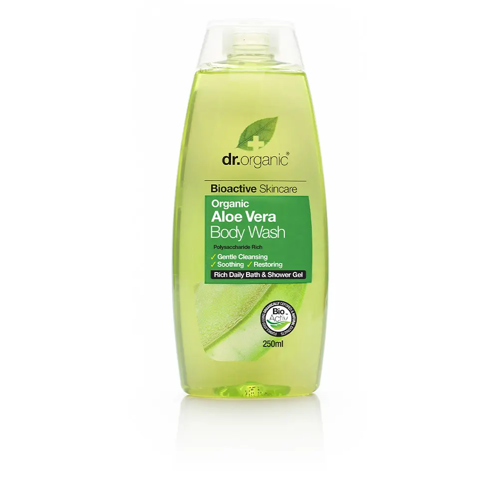 Гель для душа Bioactive organic aloe vera body wash Dr. Organic, 250 мл.
Гель для душа Bioactive organic aloe vera body wash Dr. Organic, 250 мл.