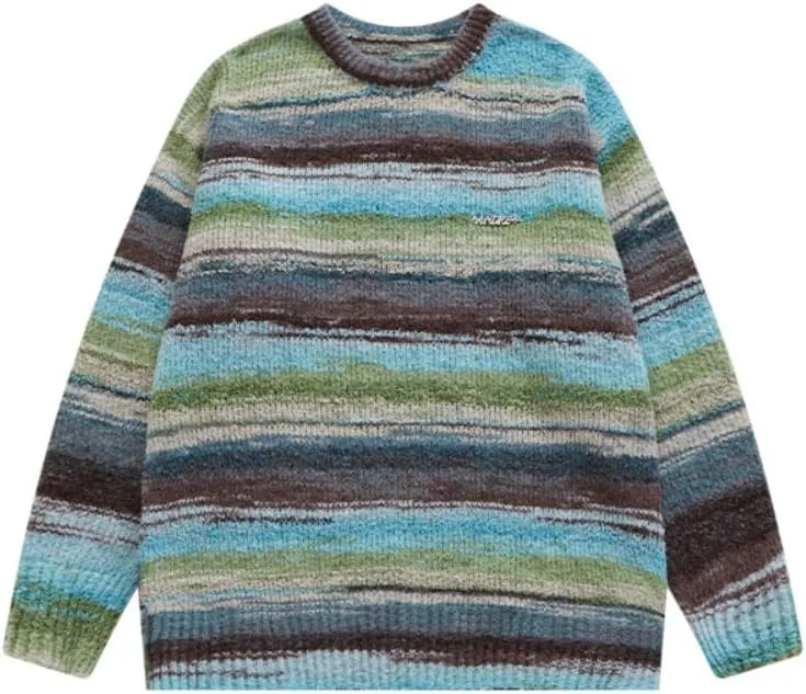 Мужской свитер Oversized в полоску Hesaco
Мужской свитер Oversized в полоску Hesaco