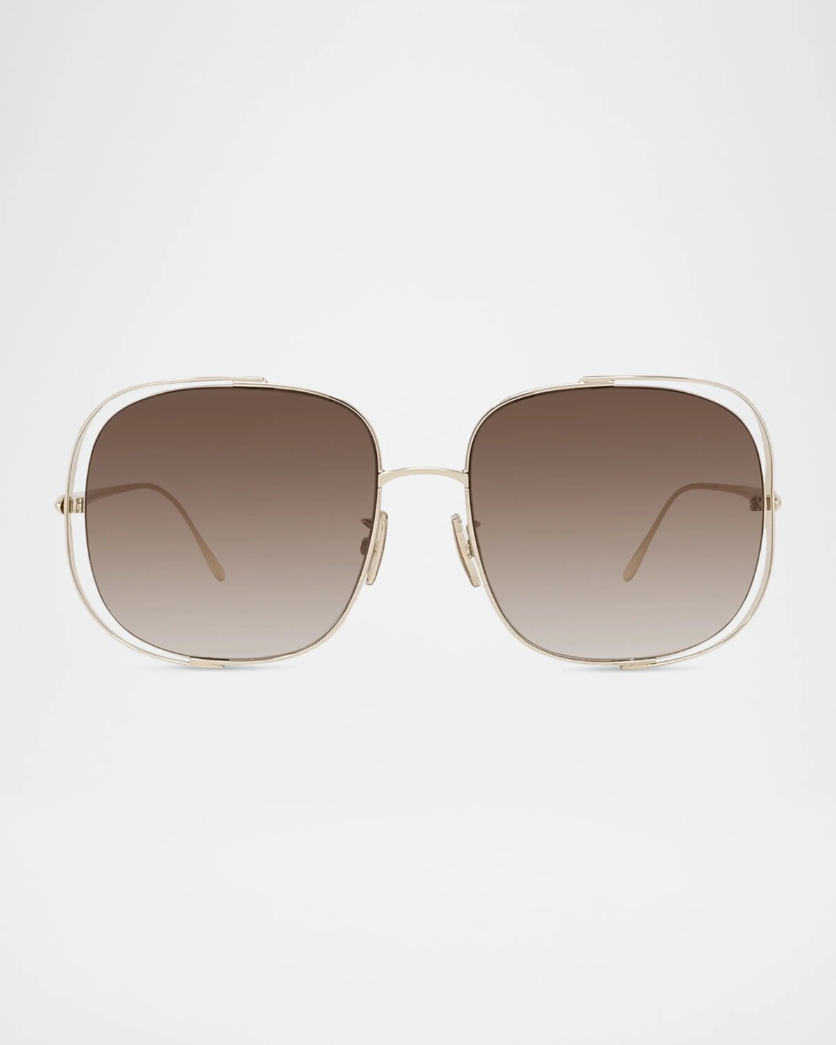 Прямоугольные солнцезащитные очки с металлическим логотипом Loewe, цвет Gold Gradient Brown
Прямоугольные солнцезащитные очки с металлическим логотипом Loewe, цвет Gold Gradient Brown