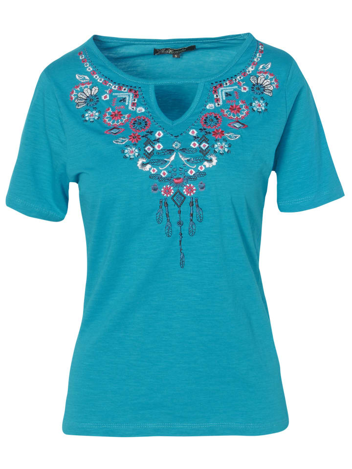 Топ с короткими рукавами зеленого цвета KOROSHI
Топ с короткими рукавами зеленого цвета KOROSHI