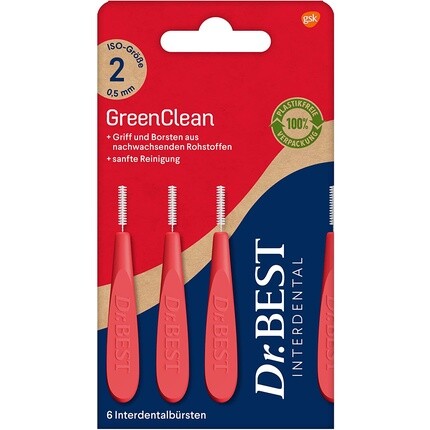 Межзубные щетки Dr.Best, размер 2 — упаковка из 6 шт., Dr. Best
Межзубные щетки Dr.Best, размер 2 — упаковка из 6 шт., Dr. Best