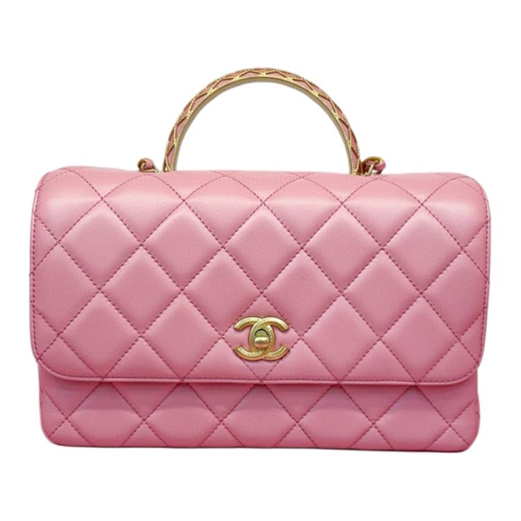 CHANEL Барсетка из овчины женская розовая 
CHANEL Барсетка из овчины женская розовая