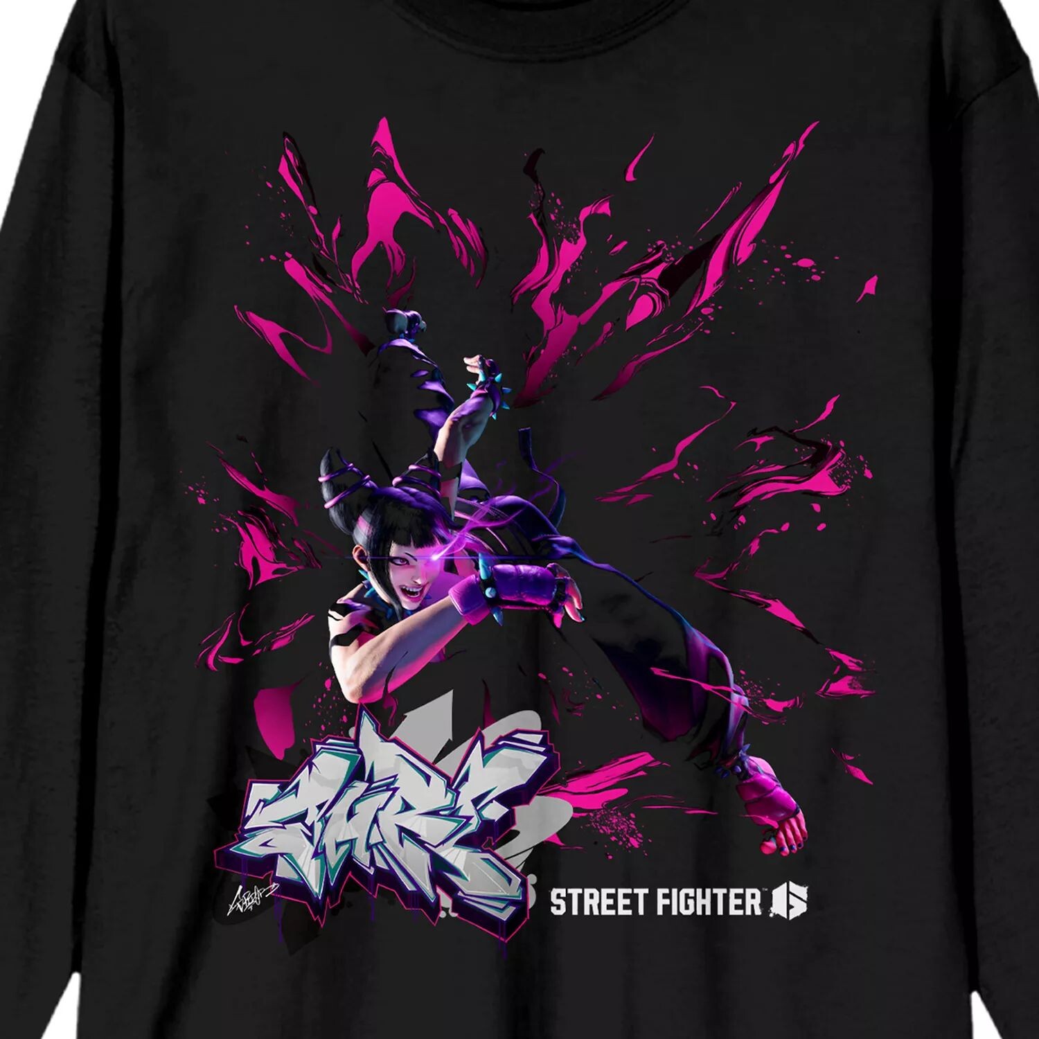 Мужская футболка Street Fighter VI Juri с длинными рукавами и рисунком Licensed Character
Мужская футболка Street Fighter VI Juri с длинными рукавами и рисунком Licensed Character