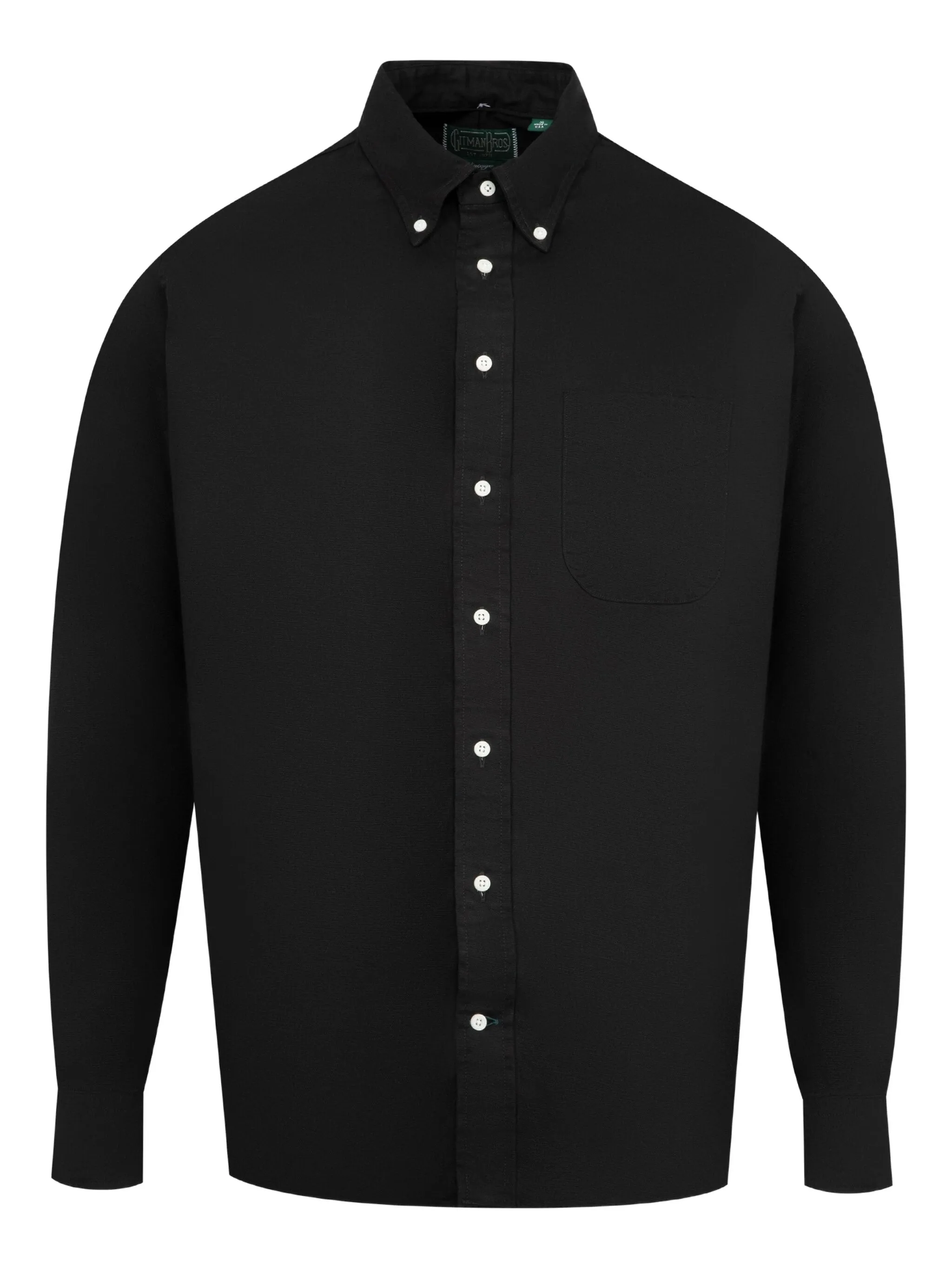 Рубашка оксфорд Gitman Bros, черный
Рубашка оксфорд Gitman Bros, черный