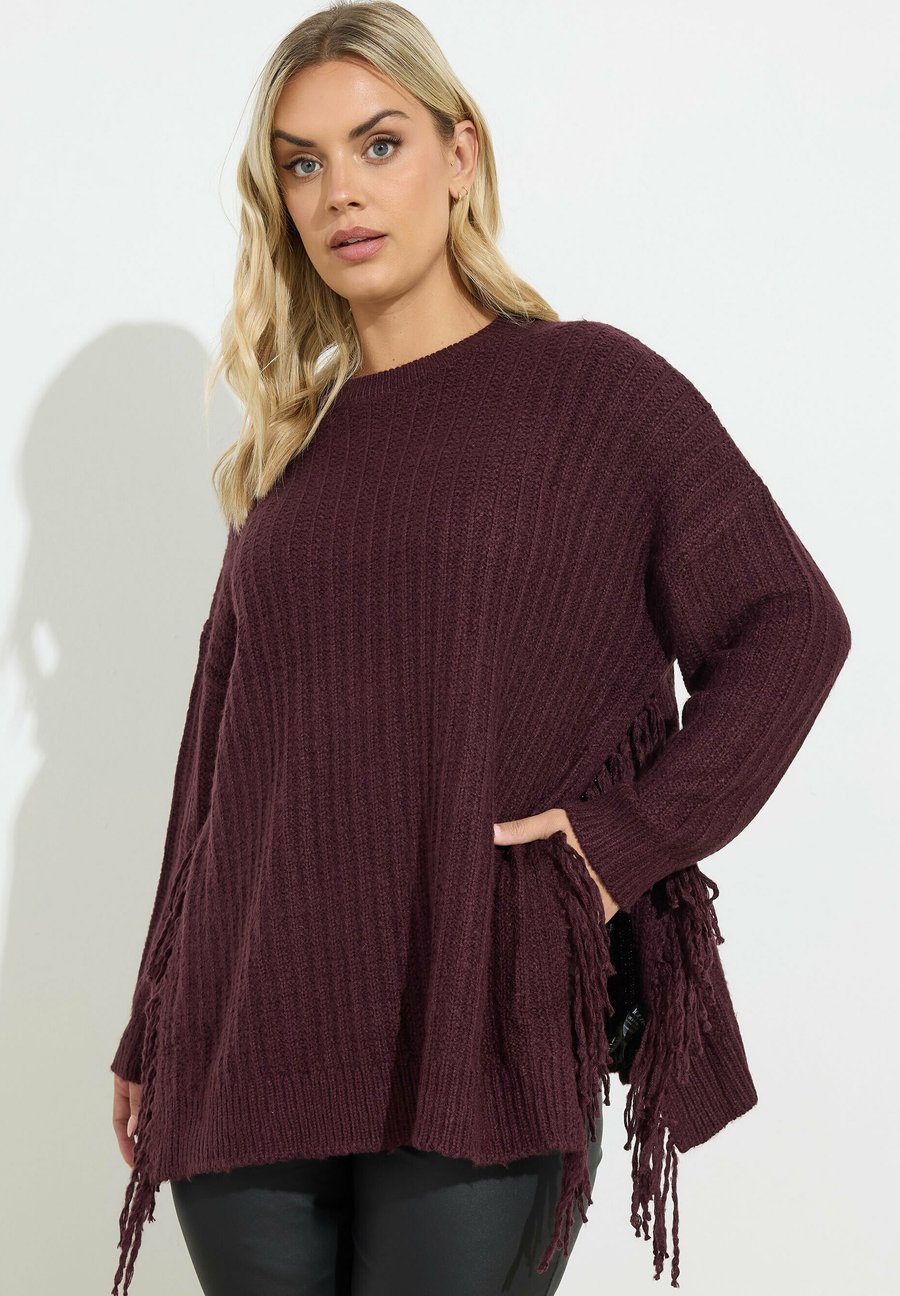 Джемпер Yours Clothing Jumper, Burgundy/Bordeaux
Джемпер Yours Clothing Jumper, Burgundy/Bordeaux