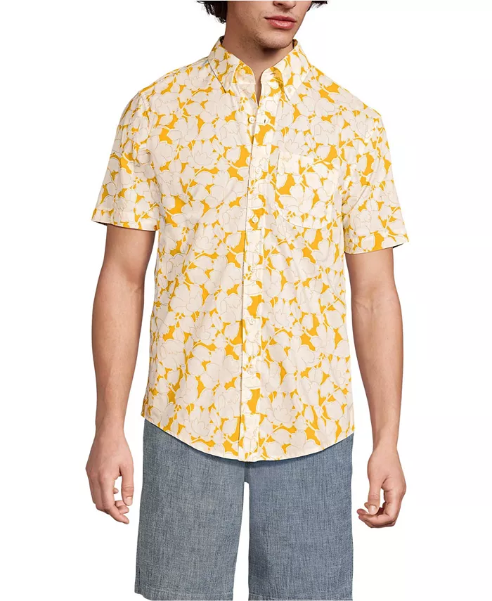 Мужская рубашка с коротким рукавом из поплина Lands' End, зеленый
Мужская рубашка с коротким рукавом из поплина Lands' End, зеленый