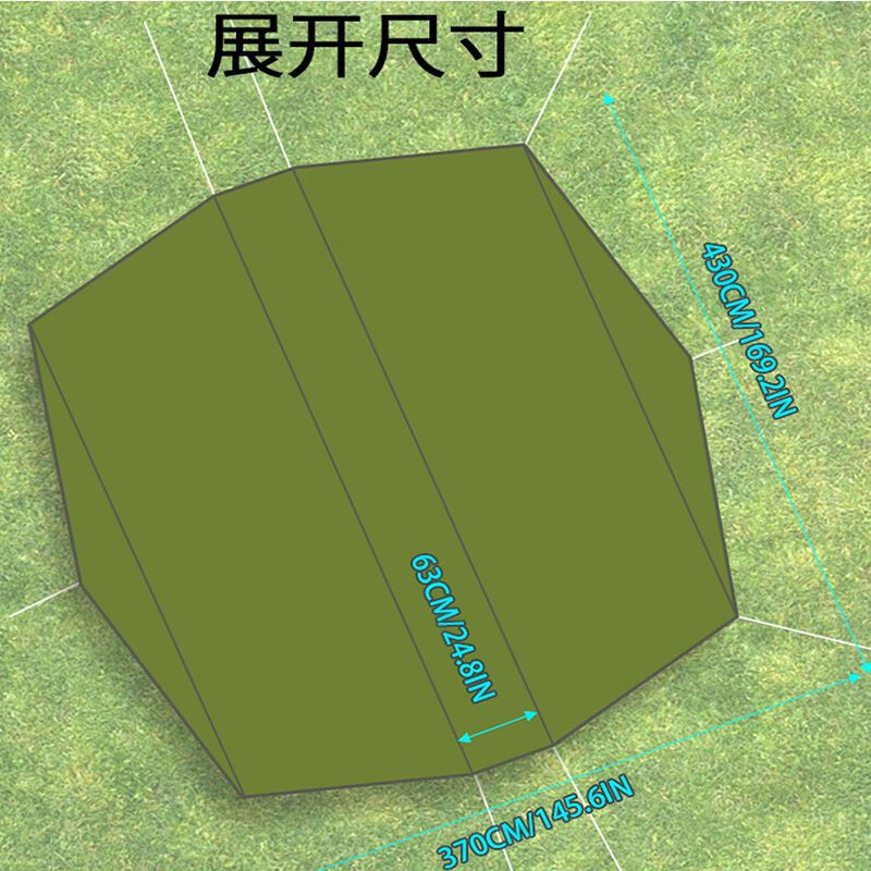 Yjhome Jituo навес, уличный тент для кемпинга, портативный брезентовый Т-образный навес 430*370 см
Yjhome Jituo навес, уличный тент для кемпинга, портативный брезентовый Т-образный навес 430*370 см