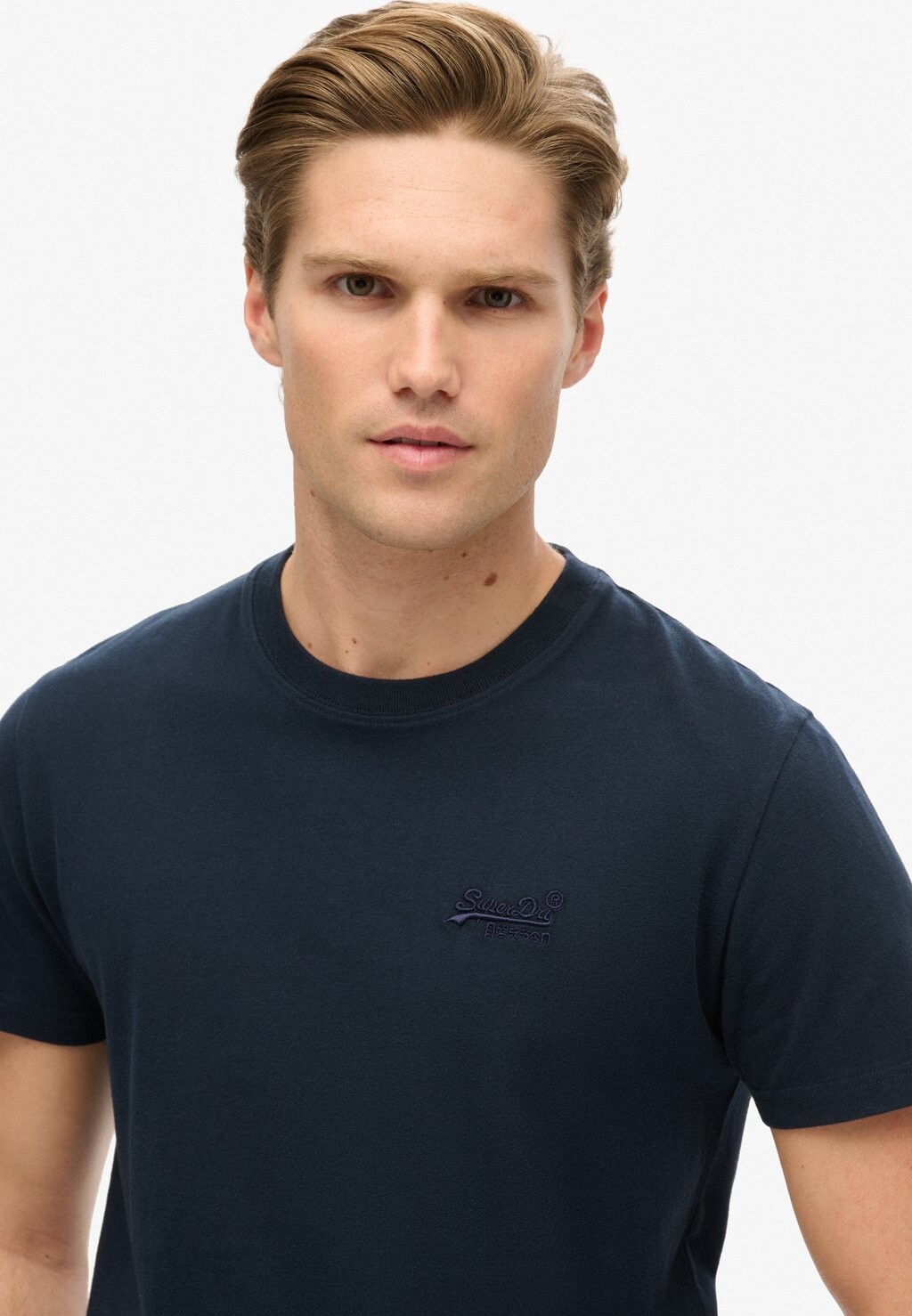 Базовая футболка M1011245M Superdry, темно-синий 
Базовая футболка M1011245M Superdry, темно-синий