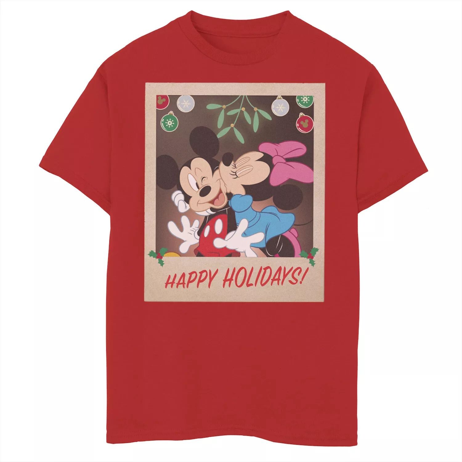 Футболка Disney's с Микки Маусом для мальчиков 8–20 лет и Минни «Счастливые праздники» с рождественским портретом и рисунком Disney
Футболка Disney's с Микки Маусом для мальчиков 8–20 лет и Минни «Счастливые праздники» с рождественским портретом и рисунком Disney