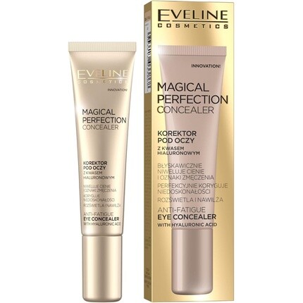 Консилер для глаз Magical Perfection 15 мл № 02А Светлая ваниль, Eveline Cosmetics
Консилер для глаз Magical Perfection 15 мл № 02А Светлая ваниль, Eveline Cosmetics