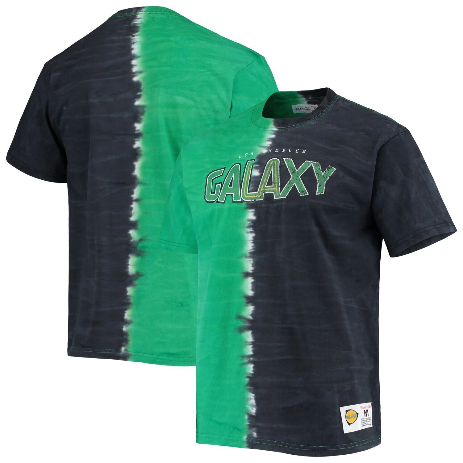 Мужской топ Mitchell & Ness Green LA Galaxy с вертикальным принтом тай-дай 
Мужской топ Mitchell & Ness Green LA Galaxy с вертикальным принтом тай-дай