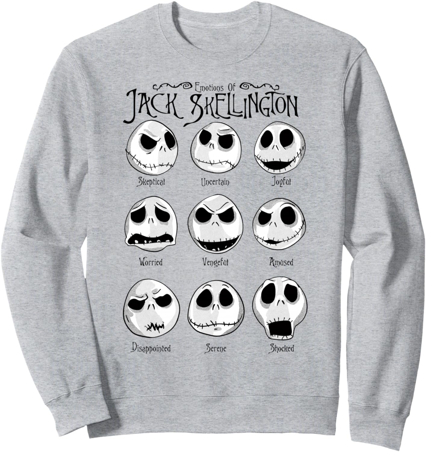 Толстовка Disney Кошмар перед Рождеством с эмоциональным изображением Джека, серая, Серый, Толстовка Disney Кошмар перед Рождеством с эмоциональным изображением Джека, серая
Толстовка Disney Кошмар перед Рождеством с эмоциональным изображением Джека, серая, Серый, Толстовка Disney Кошмар перед Рождеством с эмоциональным изображением Джека, серая