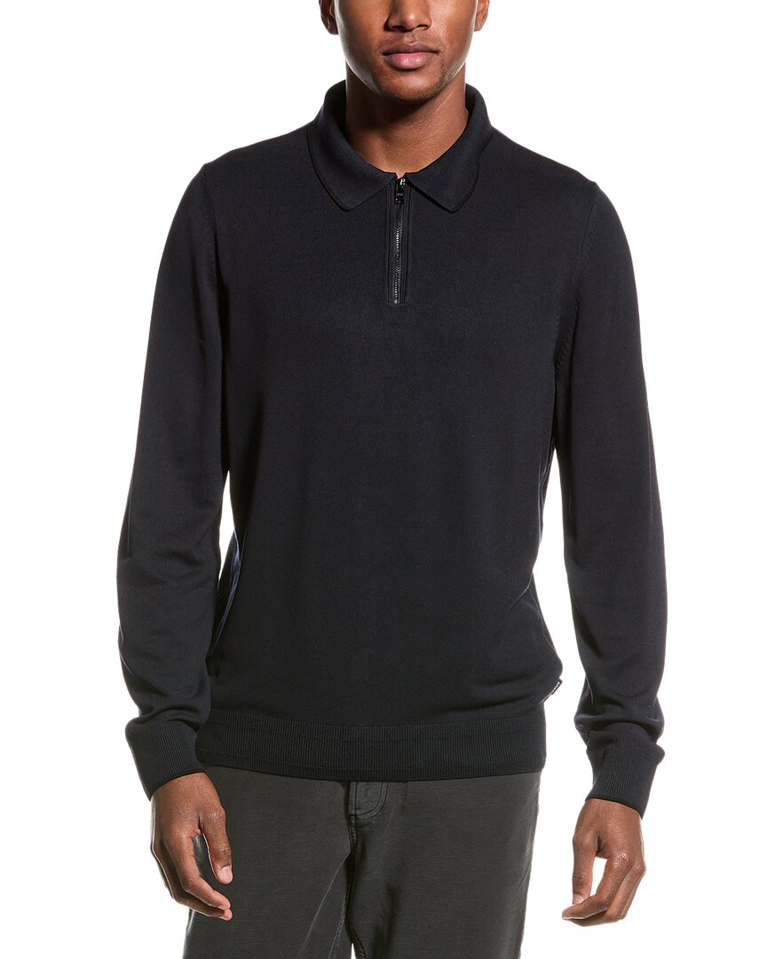 BOSS Hugo Boss Luno свитер-поло с застежкой-молнией 1/4, синий
BOSS Hugo Boss Luno свитер-поло с застежкой-молнией 1/4, синий