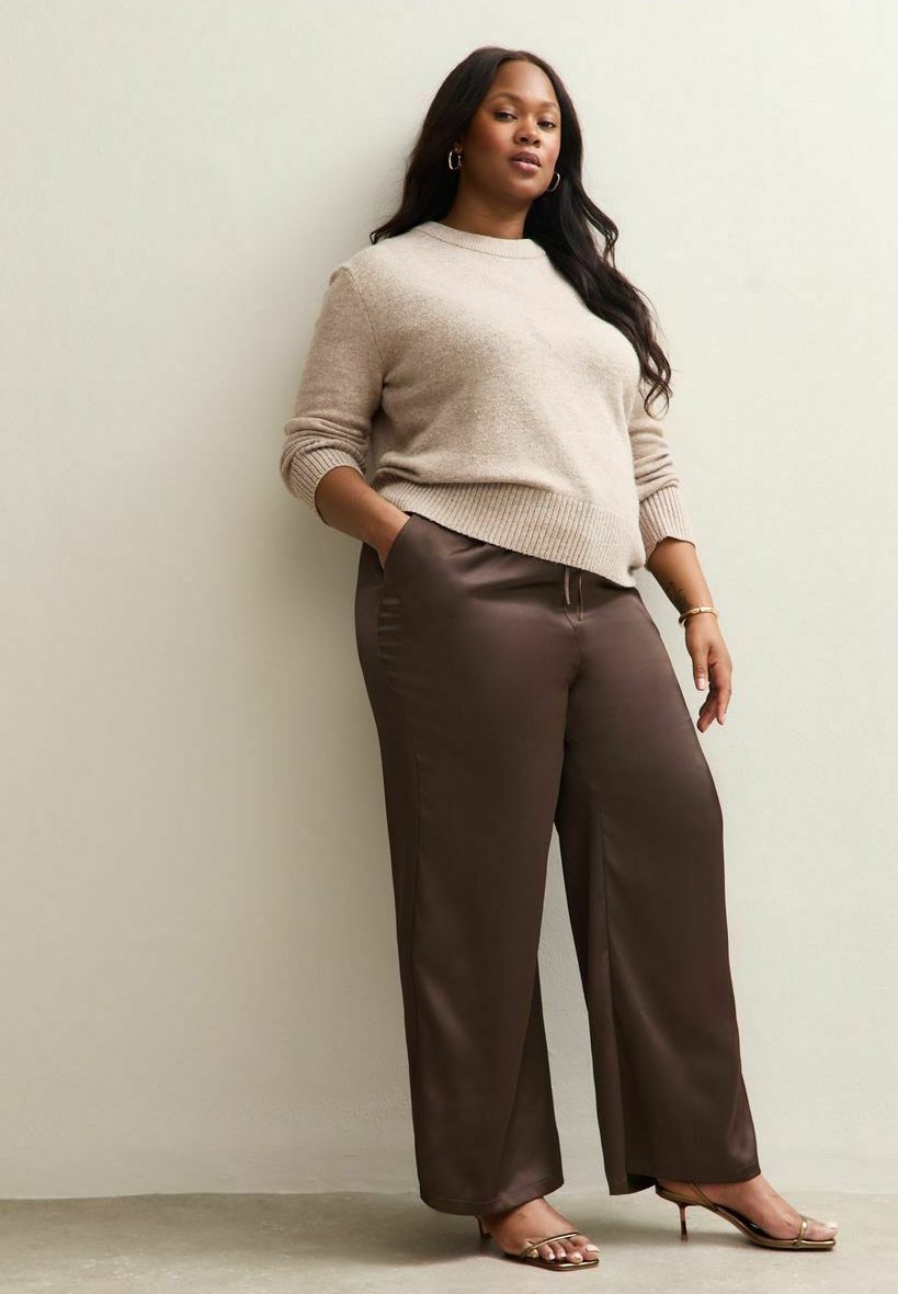 Брюки New Look Curves CURVES DRAWSTRING WIDE LEG, Dark Brown
Брюки New Look Curves CURVES DRAWSTRING WIDE LEG, Dark Brown
