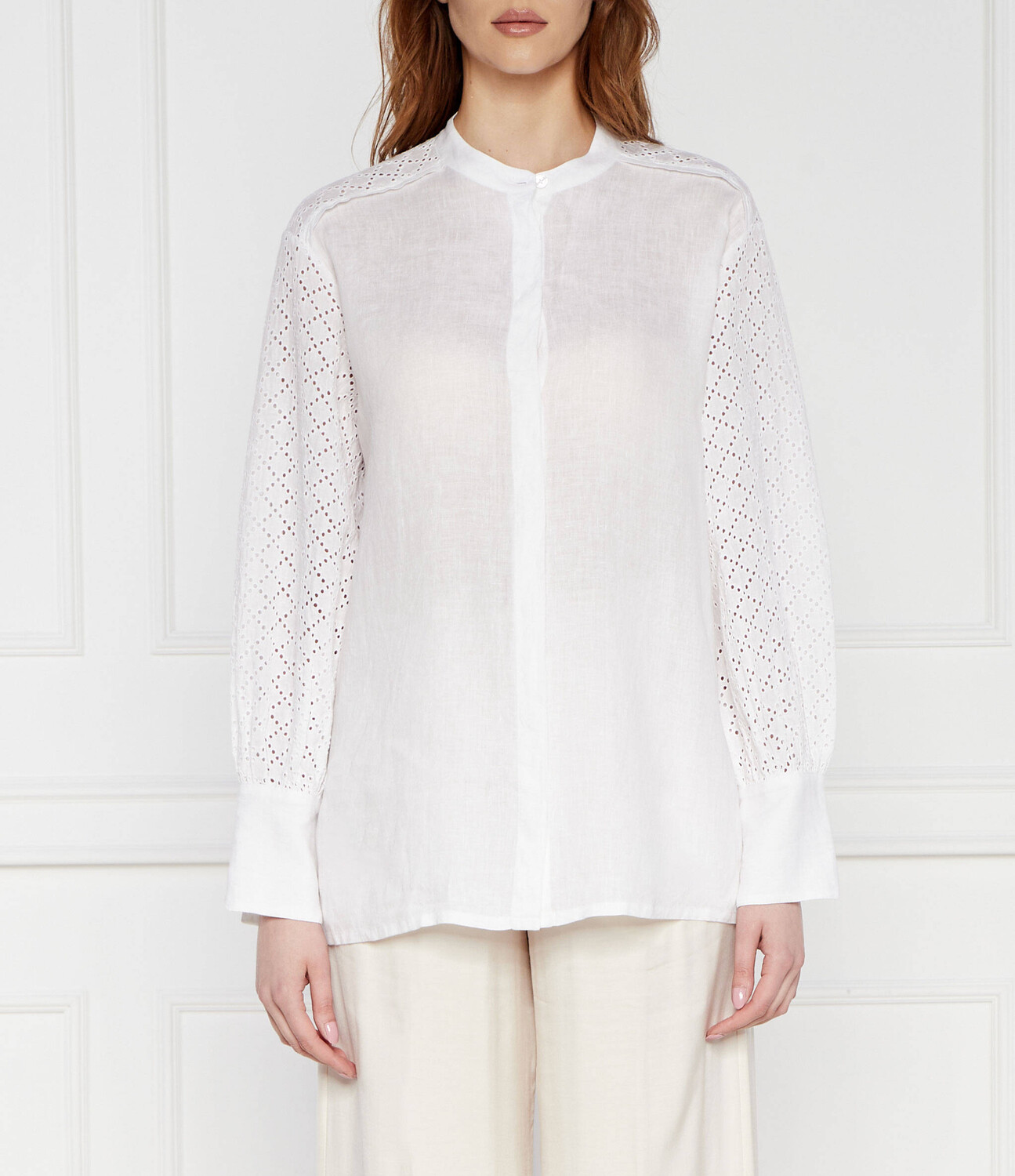 Льняная рубашка BOSS BLACK Beliah, белый 
Льняная рубашка BOSS BLACK Beliah, белый