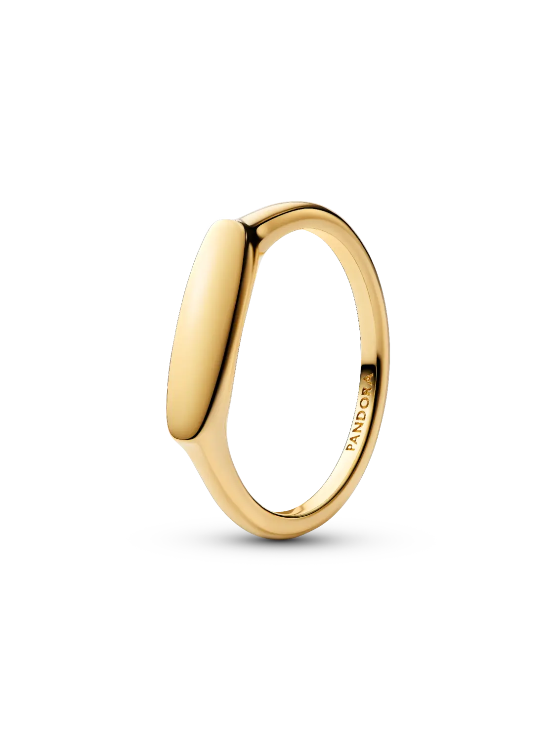 Кольцо-бар с гравировкой Pandora, 14-каратное золотое покрытие
Кольцо-бар с гравировкой Pandora, 14-каратное золотое покрытие