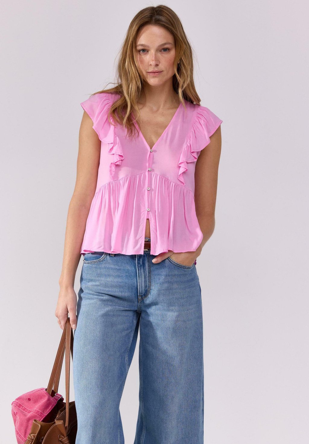 Блуза Lindex, фуксия
Блуза Lindex, фуксия