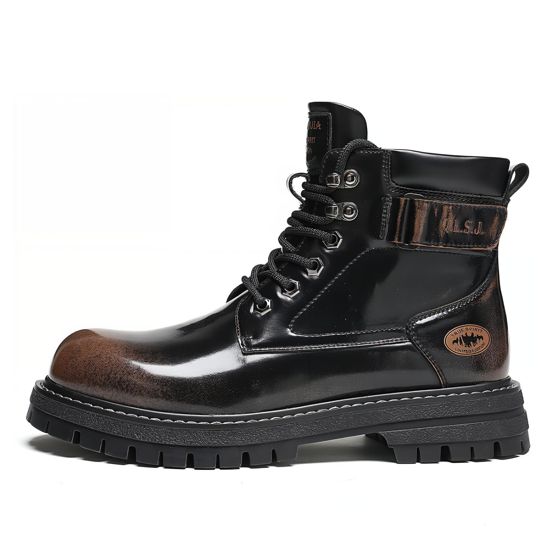 Короткие мужские ботинки Martin, бронза Wolves • Family QUNLANGSHIJIA, Bronze 
Короткие мужские ботинки Martin, бронза Wolves • Family QUNLANGSHIJIA, Bronze