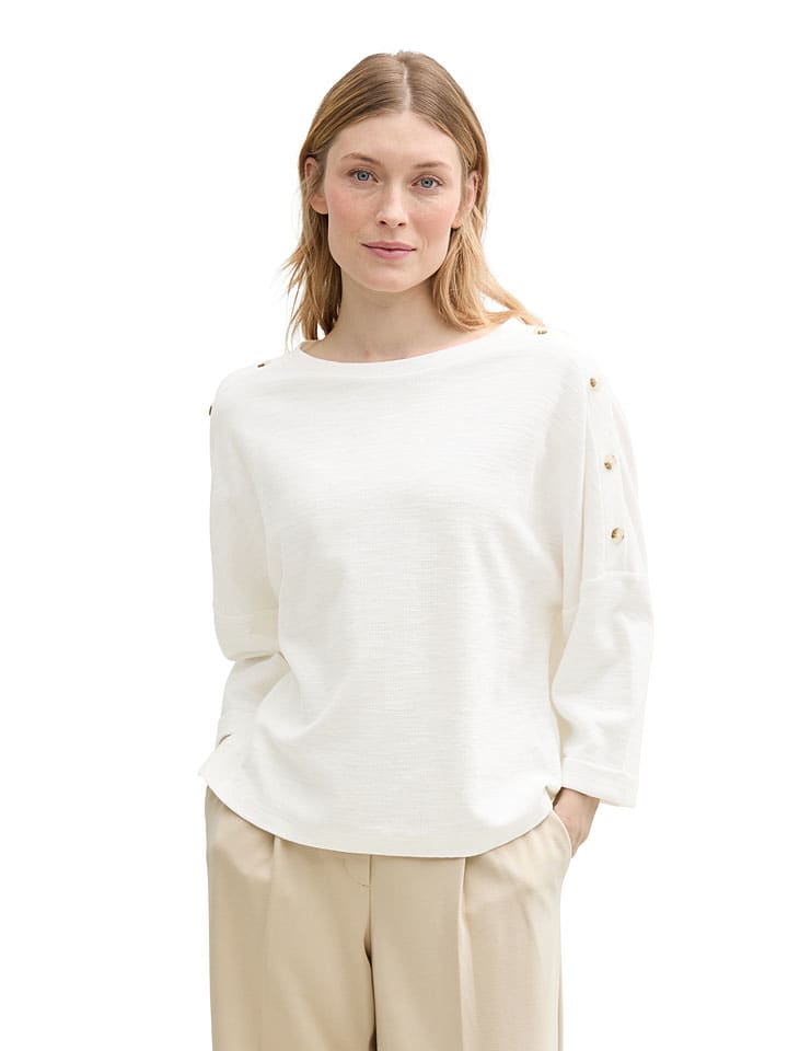 Блузка кремового цвета Tom Tailor
Блузка кремового цвета Tom Tailor