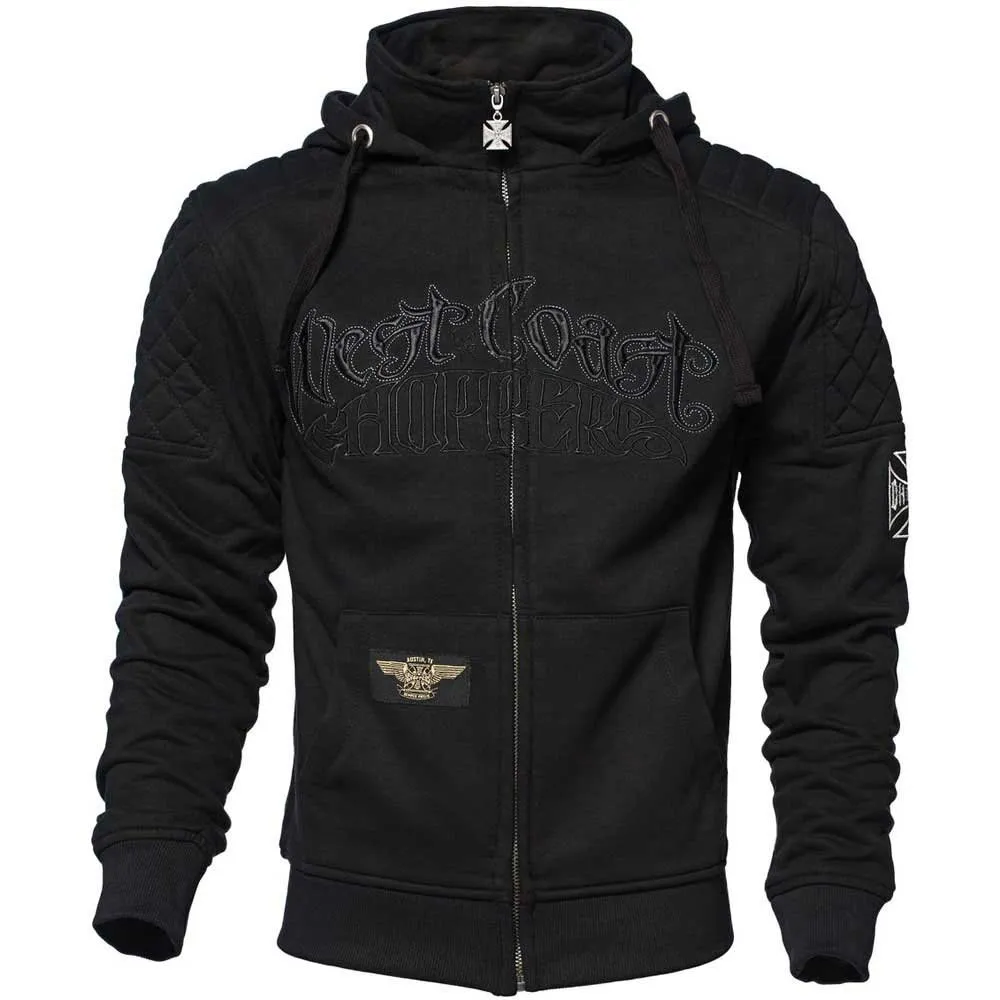 Худи West Coast Choppers Aramidic lining Por Vida, черный
Худи West Coast Choppers Aramidic lining Por Vida, черный