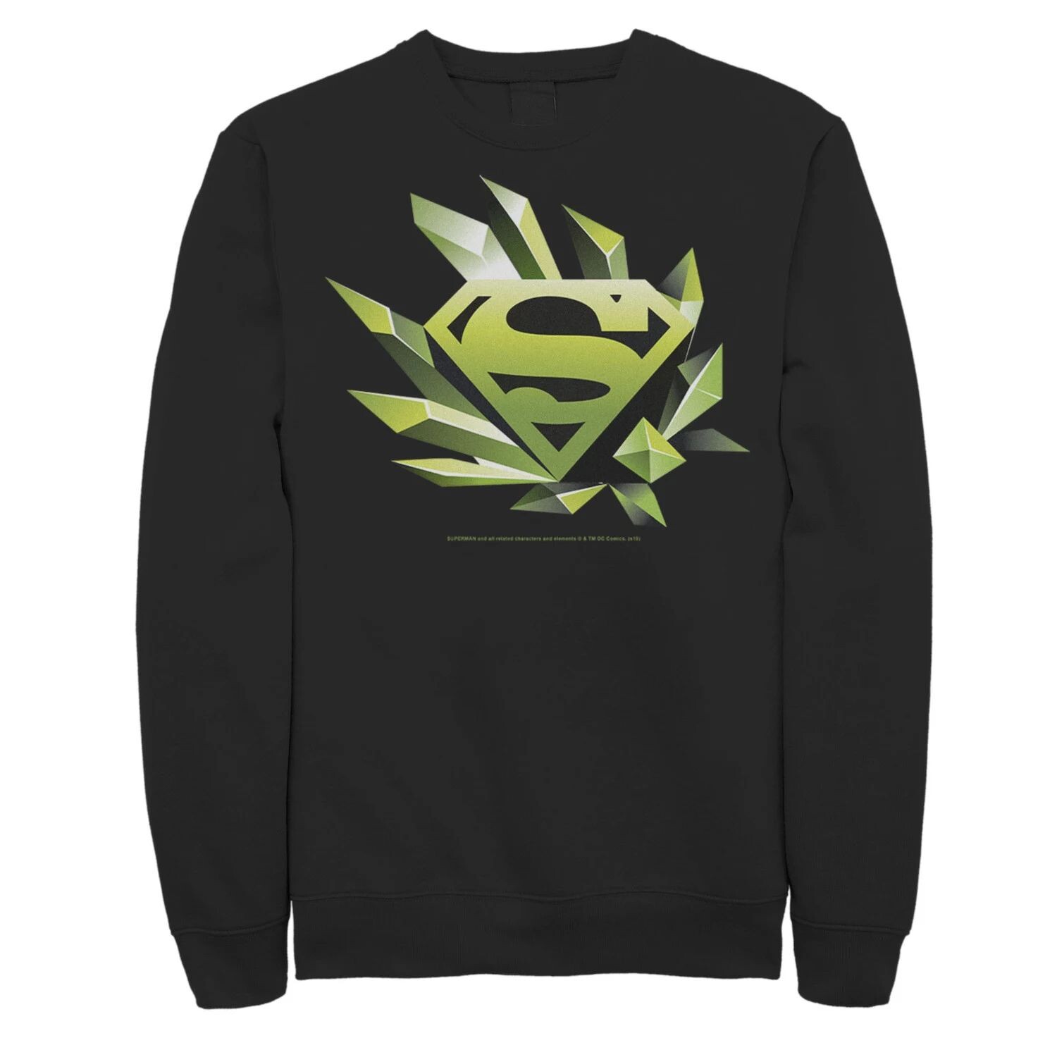 Мужской свитшот с логотипом на груди из криптонита «Супермен» DC Comics
Мужской свитшот с логотипом на груди из криптонита «Супермен» DC Comics