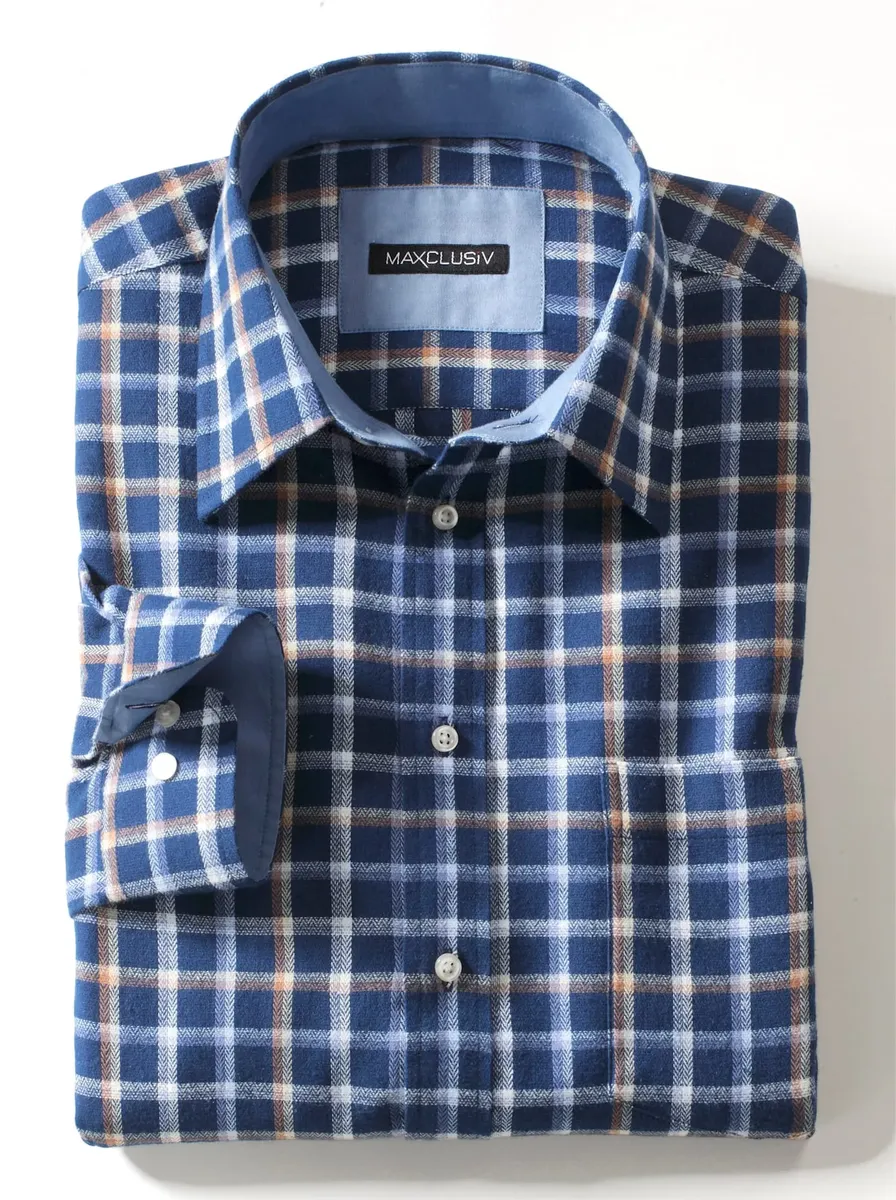 Классическая рубашка в клетку Classic, синий
Классическая рубашка в клетку Classic, синий