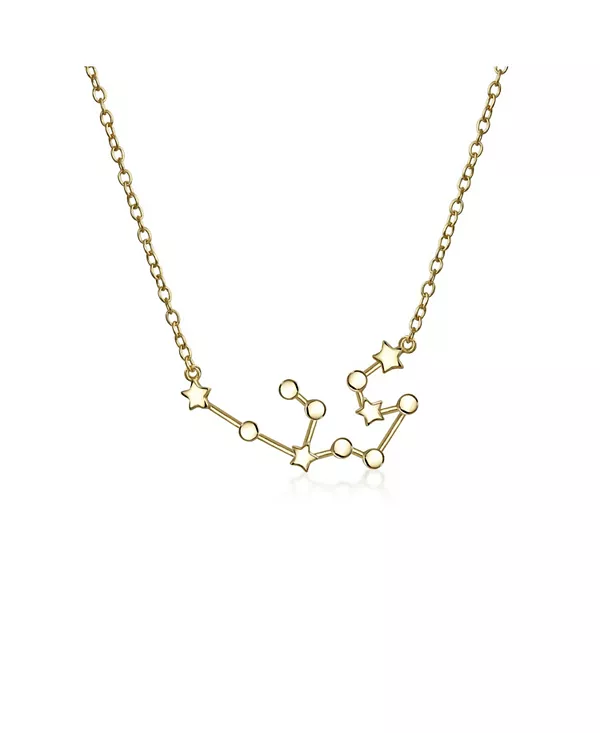 Изящное ожерелье с изображением звезд зодиака Водолей, позолоченное серебро Bling Jewelry, gold-tone
Изящное ожерелье с изображением звезд зодиака Водолей, позолоченное серебро Bling Jewelry, gold-tone