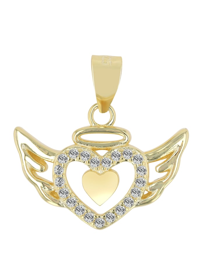 Adeliás Женский кулон - кулон в виде крыла, изготовленный из серебра 925 пробы с кубическим цирконием в золотой оправе
Adeliás Женский кулон - кулон в виде крыла, изготовленный из серебра 925 пробы с кубическим цирконием в золотой оправе