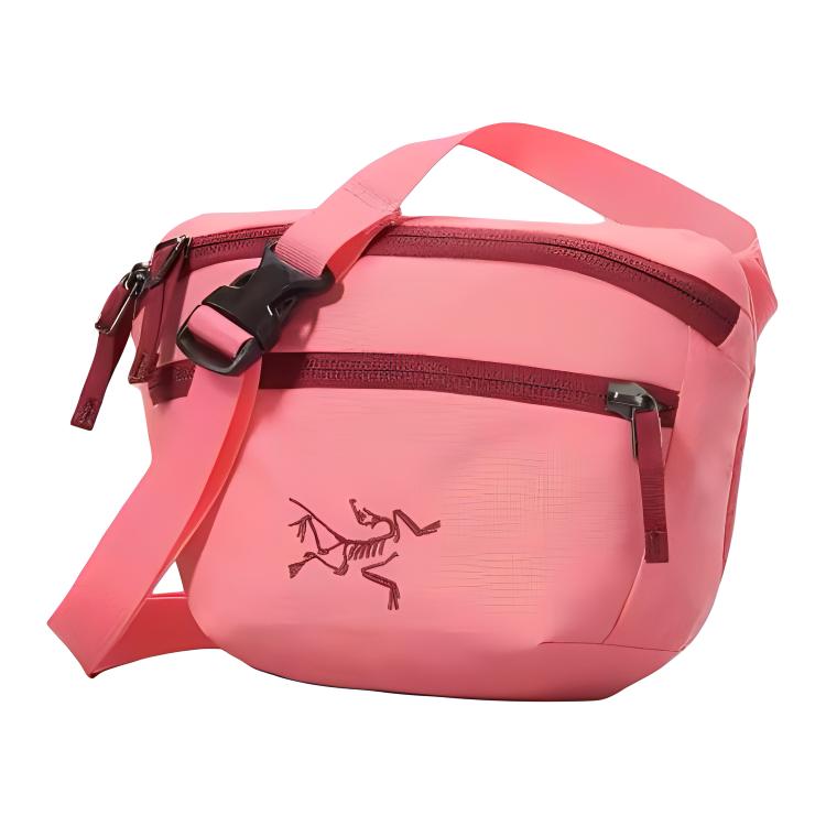 Женская поясная сумка Arcteryx из переработанного полиэстера, розовая
Женская поясная сумка Arcteryx из переработанного полиэстера, розовая